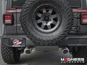 Jeep Wrangler JL 3.6L Performance Exhaust System - Cat Back - Dual Exit - AFE - 2.5" - Polished Tips